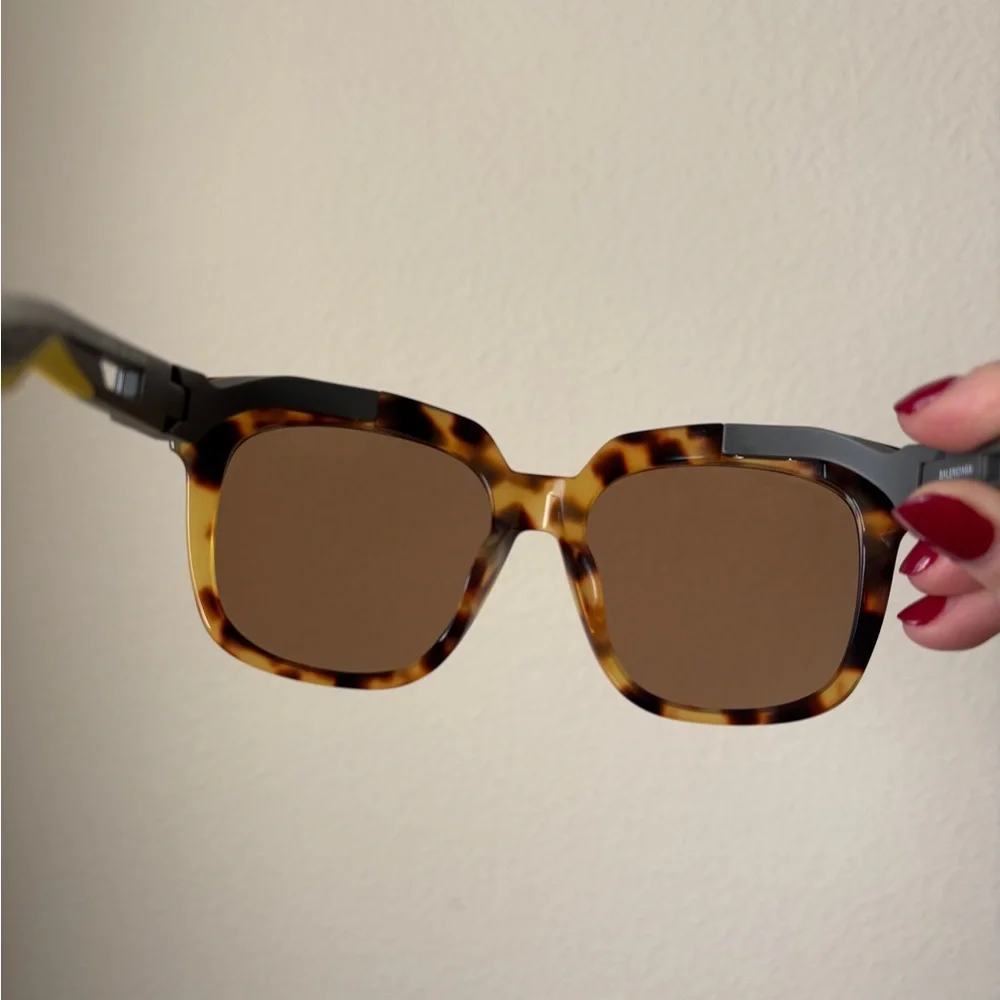 Balenciaga 55 mm square sunglasses, brand new